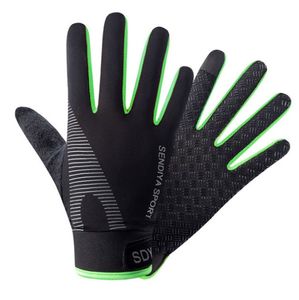 Cyclisme respirant anti-dérapant écran tactile gants extérieur alpinisme escalade Fitness résistant au soleil Ultra-mince tissu gants