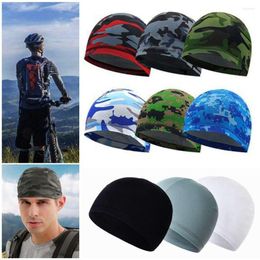 Cycling Caps 1pc unisex geen verkleuring geurloos zweet-absorberende buitenkoeling cap ademende hoed sportaccessoires