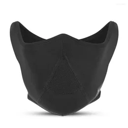 Casquettes de cyclisme réglables, Protection chaude des oreilles, Sports de neige, Protection faciale, coupe-vent thermique avec cache-oreilles pour moto d'hiver