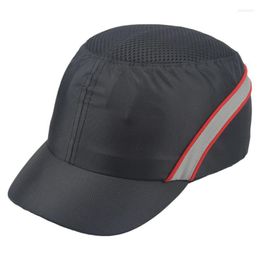 Casquettes de cyclisme Baseball Hard Hat Extérieur Respirant Vélo Head Protector Crashproof Pour Les Travailleurs De La Construction Léger