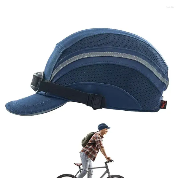 Casquettes de cyclisme, chapeau de Baseball, casques de vélo légers pour adultes, visage ouvert, sécurité pour moto avec réglable