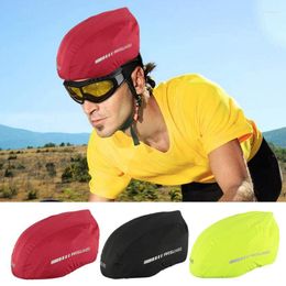 Casquettes de cyclisme couverture de chapeau de vélo chapeaux de montagne de sécurité respirants avec bande réfléchissante résistant à la pluie et à la neige pour la route