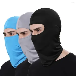 Capes à vélo à cool Capuche complète BALACLAVA UV Protection pour les hommes Ski de vélo de Lycra Road rapide et moto de soleil d'été