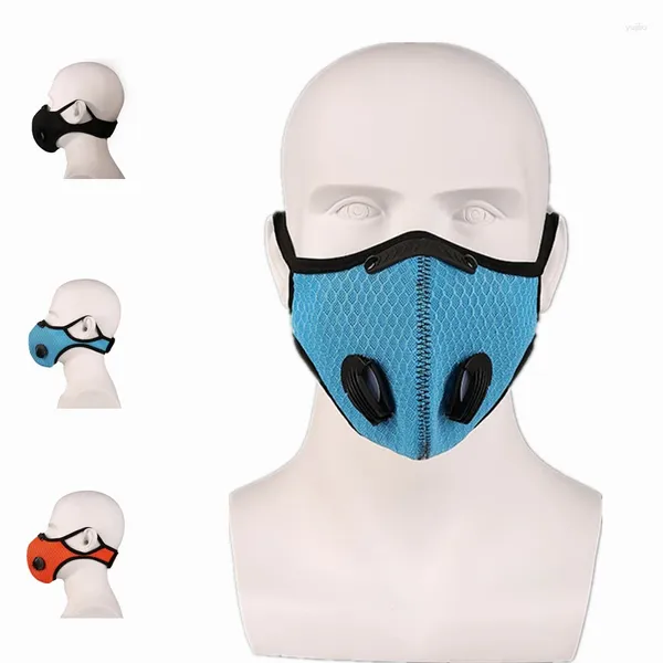 Capeur à vélo Masque Masque Activé Carbon avec filtre PM2.5 Anti-pollution Bicycle de vélo de protection sportive