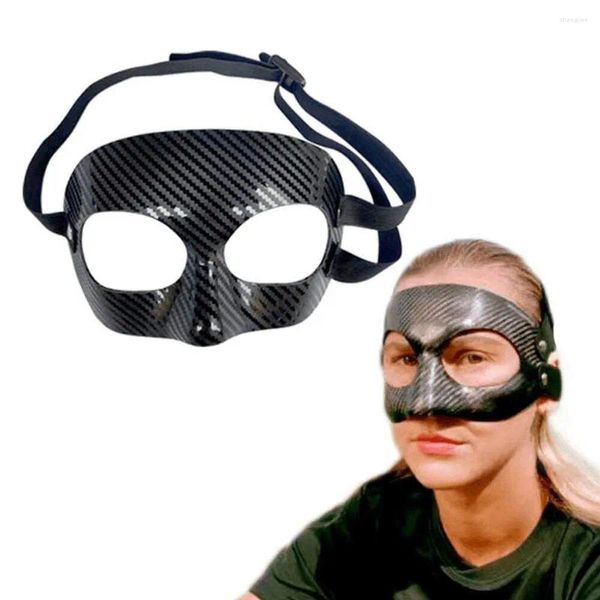 Casquettes de cyclisme, bouclier facial pour nez cassé, réglable, protège des blessures par impact, masque de sport, de Football, de basket-ball