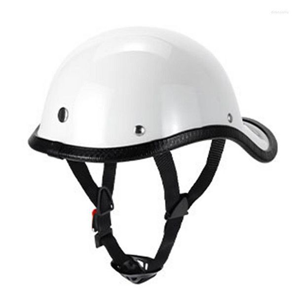 Gorras de ciclismo, medio casco de motocicleta para hombre, bicicleta de cara abierta Vintage, bicicleta, vehículo eléctrico