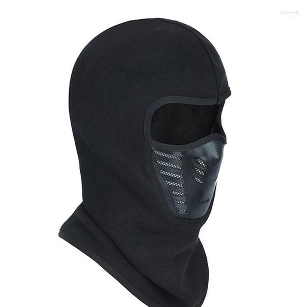 Casquettes de cyclisme à capuche cache-cou masque facial Sport d'hiver en plein air pour hommes masqué CapOutdoor Warm1