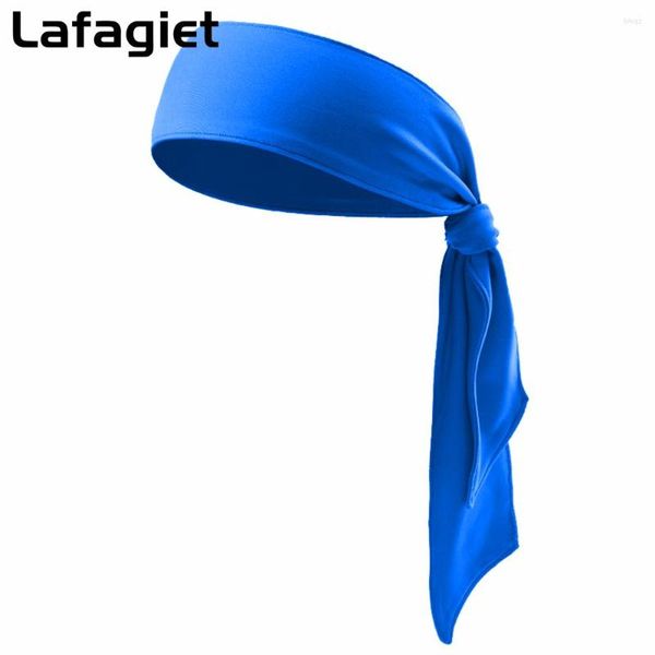 Bouchons de cyclisme à lacers Up Up Bandband Sweat Bandage Sports HeadBand Band Tennis Running Workout Fitness Jog Basketball Yoga Sweatband Cap