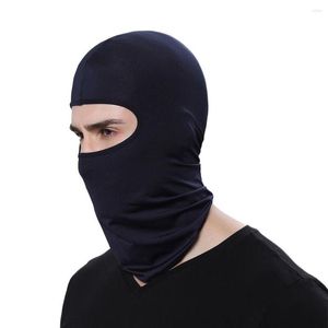 Cycling Caps Lycra Balaclava Full Face Mask Mask Men's Bike Skiing Warm Neck Black Motorfiets Winddicht Zonnebrandcrème Dustbestendig