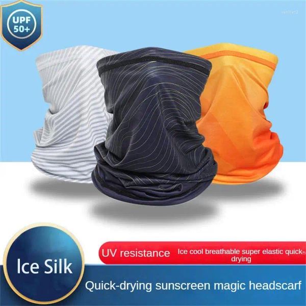 Col à vélo Masque Impression numérique et teinture Déting rapide Séchant UPF50 Tissu cool Fabillage multifonctionnel Soft