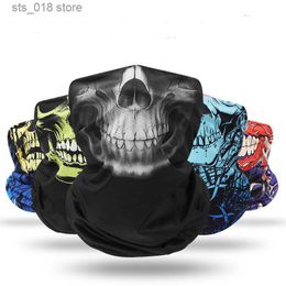 Casquettes de cyclisme Masques 2021 New Ice Soie Crâne Variété Magique Foulard Call of Duty Masque Couvre-chef Cyclisme Bib Breathhablar T230718