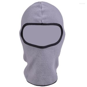 Casquettes de cyclisme Masques 2022 Enfants Balaclava Chapeau Hiver Masque de ski complet Coupe-vent Polaire Polaire Cache-cou Casquette de course pour garçons filles