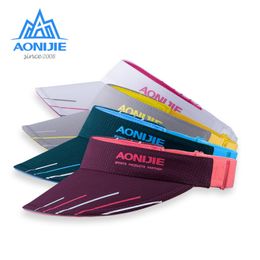 Casquettes de cyclisme Masques AONIJIE E4113 Réglable Hommes Femmes Sports d'été Large Pare-Soleil Chapeau pour Plage Golf Pêche Marathon Course Pare-Soleil 230713