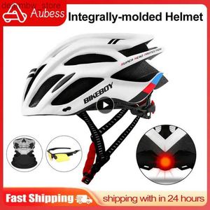 Cycling Caps Masks Bikeboy Cycling Helmet Ultralight MTB Bicycle Helmet Sport Special Mountain Bike Helmets Outdoor Riding Equipment for Men Women L48