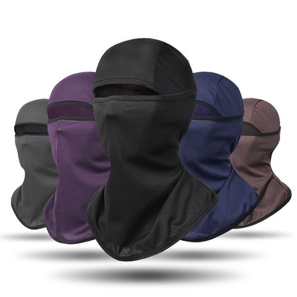 Casquettes de cyclisme Masques Respirant Ski Masque Visage Cyclisme Pêche Formation Visage Écharpe Balaclava Coupe-Vent Doux Sport Masque Moto Bandana Bonnets Chapeaux 230720