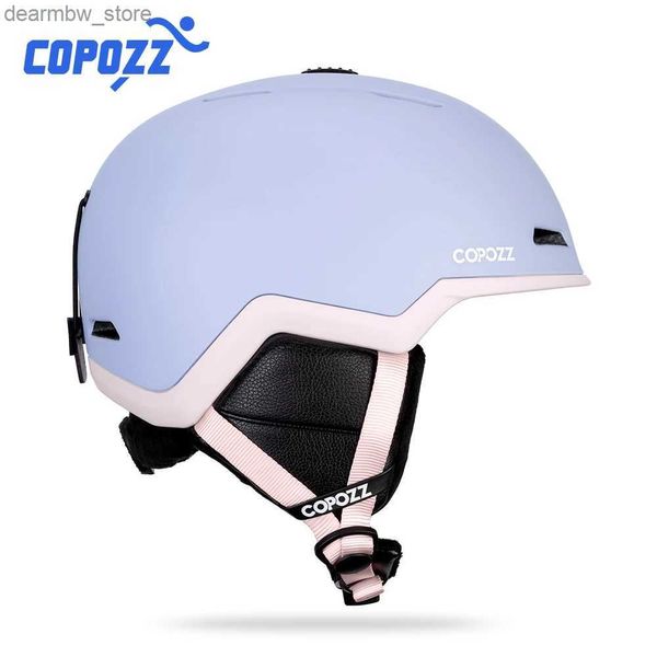 Capas de ciclismo Máscaras Copazz de snowboard de snowboard de esquí de invierno Casco anti-Impacto Ciclismo Ciclismo de nieve Protectora de esquí para adultos y niños L48