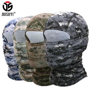 Casquettes De Cyclisme Masques Cyclisme Cagoule Tactique Chasse Pêche Airsoft CS Wargame Armée Masque Complet Sport Vélo Vélo Casque Doublure Camo Cap Hommes 230727