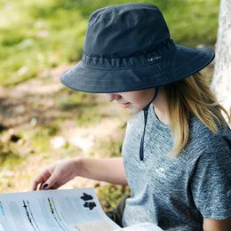 Casquettes de cyclisme Masques Chapeau de pêche Hommes et femmes Respirant Randonnée en plein air Camping Pliable Super léger Chapeau à grand bord Crème solaire Chapeau de soleil 231101