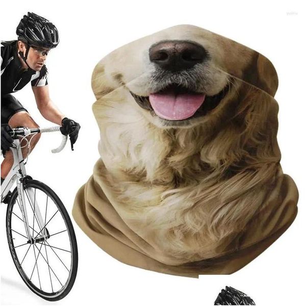 Caps-cyclistes masques la tête et le visage Erings pour les hommes femme drôles 3d animaux ering écharpe accessoire animal er casse-tête livraison de gouttes sportives o otleb