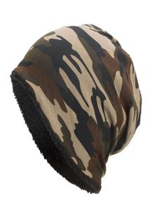 Bouchons de cyclisme masques de haute qualité mens femmes camouflage camouflage bonnet pavillon en tricot laineux ski hiver chaleureux 7905002