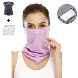 Casquettes de cyclisme Masques Glace Bandanas Randonnée en plein air Silencieux Balaclava Cycle Visage Cou Couverture Moto Chapeaux Scarf1