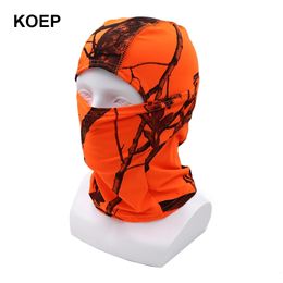 Casquettes de cyclisme Masques KOEP Tactique Camouflage Balaclava Masque Complet Wargame Armée Chasse En Plein Air Sport Casque Liner Cap 231122