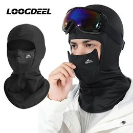 Fietsen Caps Maskers LOOGDEEL Buitensporten Warm houden Bivakmuts Heren Dames Klimmen Winddicht Masker Winter Plus Fluwelen Fietsen Wandelen Hardlopen Hoofddeksels 231204