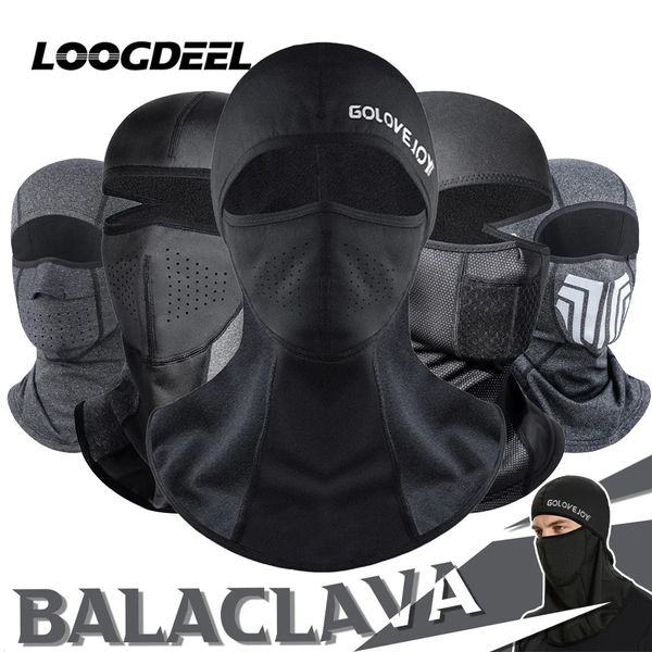 LOOGDEEL masque de Ski hiver coupe-vent chaleur cagoule couverture complète cyclisme respirant en plein air escalade casquette de pêche unisexe 231204