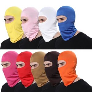 Casquettes De Cyclisme Masques Lycra Bandana Moto Coupe-Vent Balaclava Ski Visage Chapeau Chaperon Casque Pour Sports De Plein Air Masque 230515