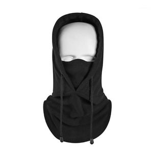 Fietsen Caps Maskers Mannen Hooded Fleece Thermische Balaclava Nek Warmer Outdoor Ski Sport Gezichtsmasker Gemaskeerde Mutsen Winter