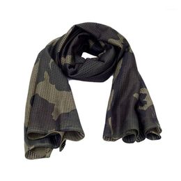 Fietsen Caps Maskers Militaire Tactische Camouflage Sjaal Mesh Outdoor Ademend Hoofdband Jungle Muffler Bufanda Tactica