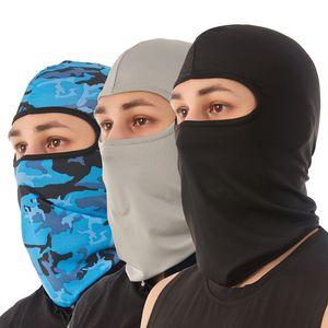 Casquettes de cyclisme Masques Moto Balaclava Couverture Complète Visage Chapeau À Séchage Rapide Lycra Ski Cou Été Soleil Ultra UV Protection 230505