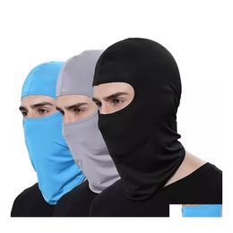 Cycling Caps Masks Motorcycle Face Mask Outdoor Sportkap Fl er Clava Zomer Zonnotectie Nek Schrafrij Riding hoofddruppel Deliv DHB90