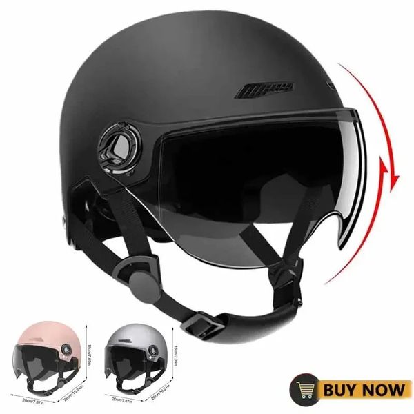 Casquettes de cyclisme Masques Casque de moto pour hommes Femmes Classique Rétro Scooter Demi Ultraléger VTT Vélo Vélo 231122