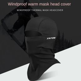 Fietsmutsen Maskers Motorrijmasker Herfst en winter Fiets Warme Kap Nekbescherming Koude Fleece Skikap 231108