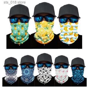 Fietsmutsen Maskers Naadloze Mannen Fietsen Bandana Buffs Neck Gaiter Hoofdband Vissen Wandelen Jagen Bivakmuts Sjaal Dames Hoofddeksels Gezichtsschild Masker T230718