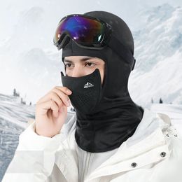 Fietspetten Maskers Skimasker voor heren Winter Herfst Magneet Adsorptie Gezichtsbescherming Sneeuw Hoofdbedekking Warm Ademend Winddicht Snowboard 230922