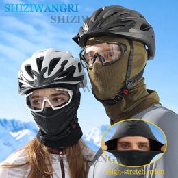 Casquettes de cyclisme Masques Tactique Camouflage Balaclava Masque Complet Ski Cyclisme Chasse Tête Cou Couverture Casque Liner Cap Militaire Multicam Hommes Écharpe 231216