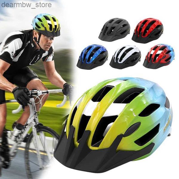 Caps à vélo masques Ultraliget Colcling Helmet Road Mtb Casque Cycling Safety Cap Racing Bike Equipments Men Femmes Femmes Integrally Mouded Bicycle Helmet L48