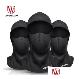 Casquettes de cyclisme Masques Masque de ski Clava imperméable d'hiver FL Visage respirant pour hommes femmes Équipement de temps froid Ski Moto Riding1396540 Otbn4