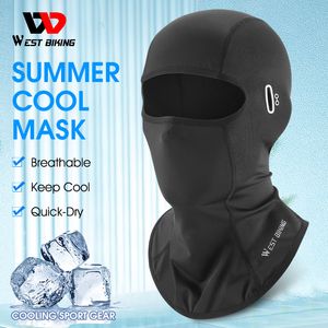 Cycling Caps Masks West Biking Summer Outdoor Cap UV Protection Hat Men Bicycle Motorfiets Balaclava Running Wandel Koeling Sportuitrusting 230515