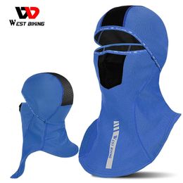 Cycling Caps Masks WEST BIKING – casquette de cyclisme d'hiver, couvre-chef chaud et épais en polaire, couvre-chef d'équitation, sport, Snowboard, vélo, Bandana, masque facial, chapeau 231108