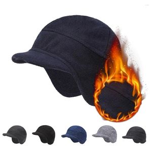 Casquettes de cyclisme hommes femmes Ski coupe-vent polaire cache-oreilles bonnets chapeau cache-oreilles protecteur