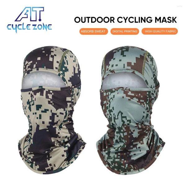 Gorras de ciclismo Pasamontañas militares Mascarilla facial Cubierta de protección solar Camuflaje Hombres Camo Motocicleta