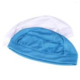 Casquettes de cyclisme à séchage rapide, bonnet de sport rafraîchissant, doublure anti-transpiration, pour hommes et femmes, course à pied, exercice de randonnée (blanc et