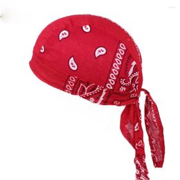 Casquettes de cyclisme séchage rapide pur casquette tête écharpe été hommes course équitation Bandana foulard Ciclismo Pirate chapeau capuche bandeau