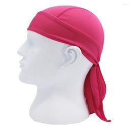 Cycling Caps Quick Dry Pure Cap Zomermannen rennen rijhoofdscarf piraten tulband fietsen mountainbiken onderdelen accessoires