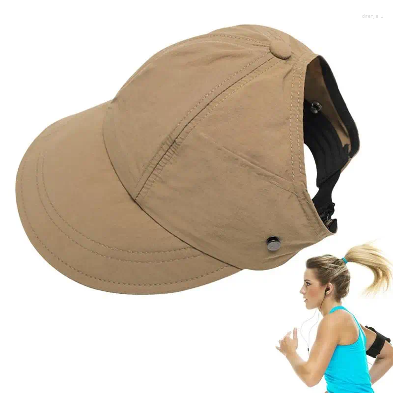 Cappellini da ciclismo Cappello parasole Protezione UV estiva con tesa larga Pieghevole da viaggio portatile per tennis Corsa Golf Pesca