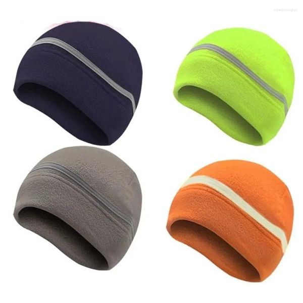 Gorras de ciclismo tácticas a prueba de viento, sombreros de tela polar, clásicos, Unisex, cálidos, accesorios para senderismo al aire libre, pesca, caza, gorra reflectante para hombres