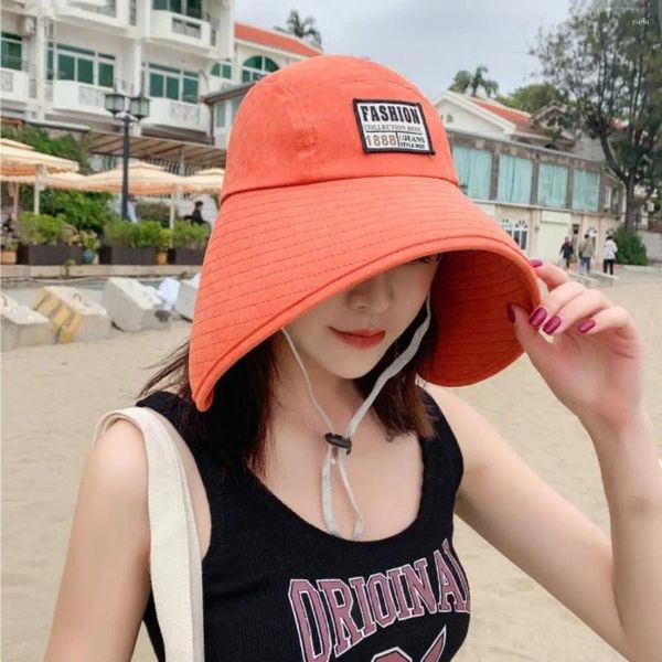 Gorras de ciclismo visera sombrero de mujer protección solar de moda UV playa sombreros para el sol transpirable ala grande viajes de verano